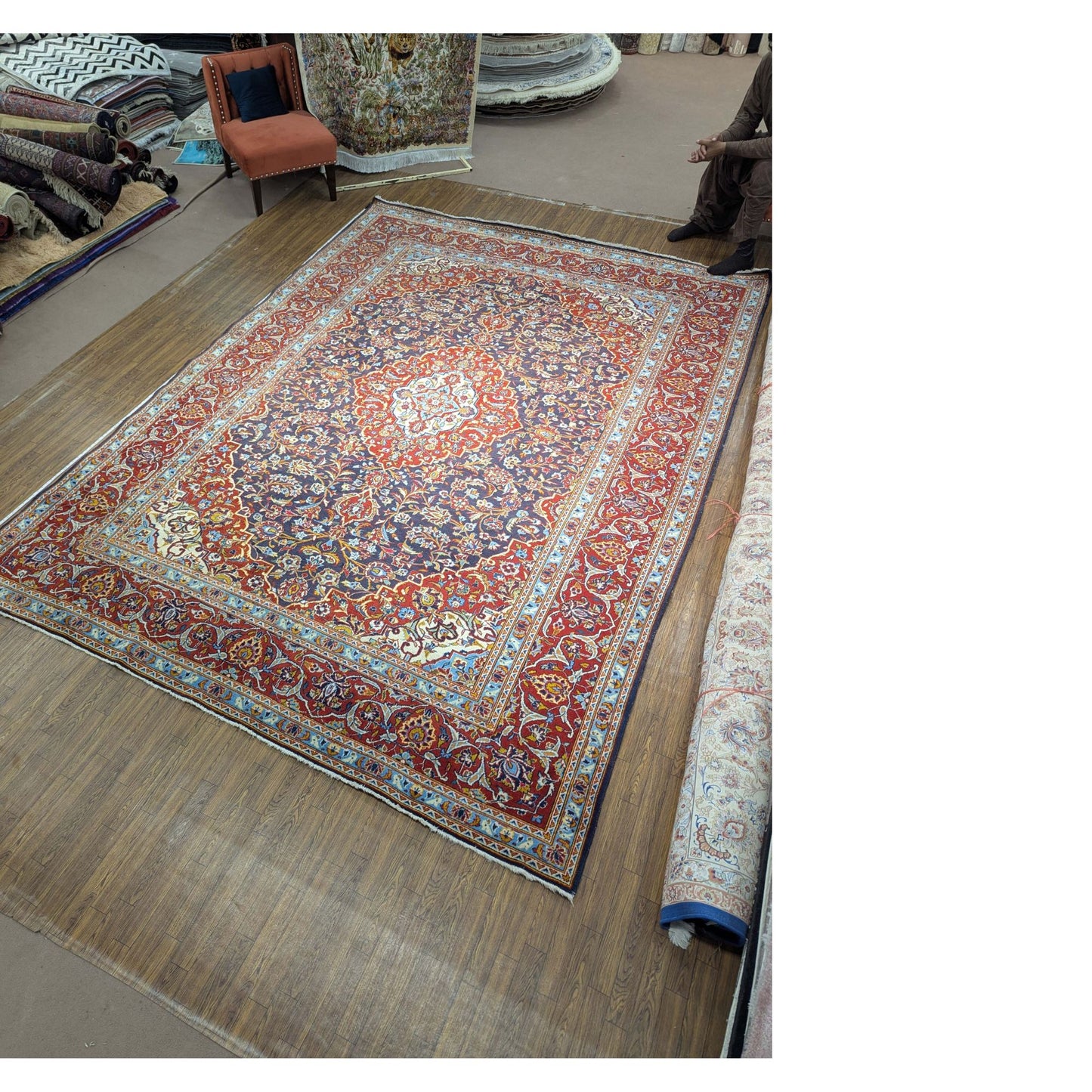 Persian Kashan Rug β 8' x 11'