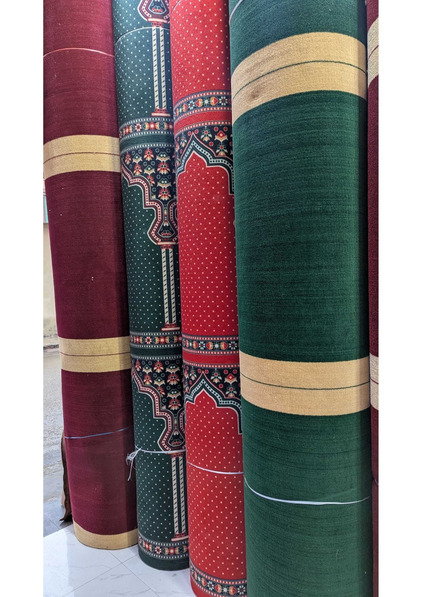 Premium Masjid Jaenamaz Roll – Durable & Elegant Masjid Flooring