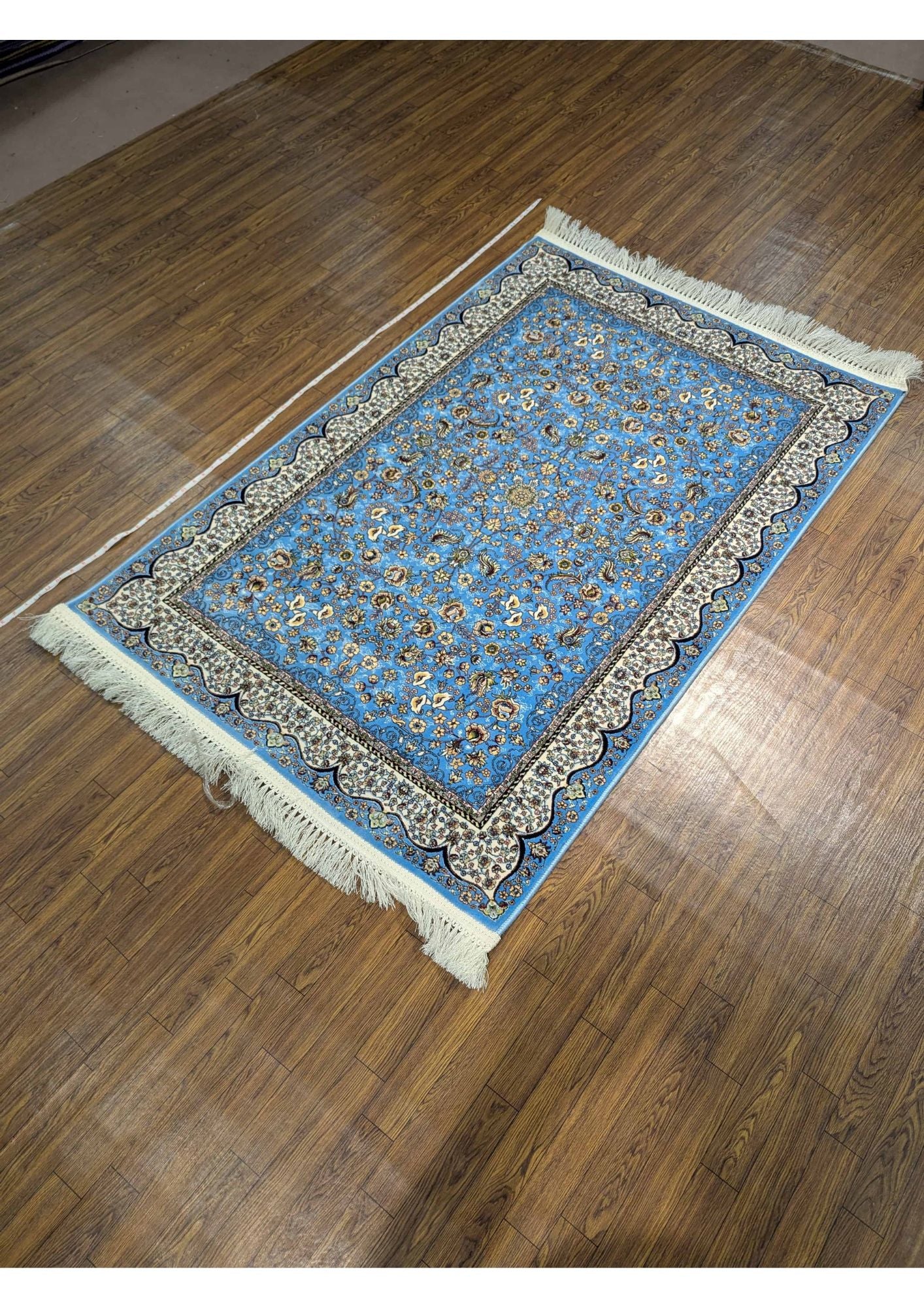 3.2x4.9ft Sky Blue Persian Authentic Premium Quality