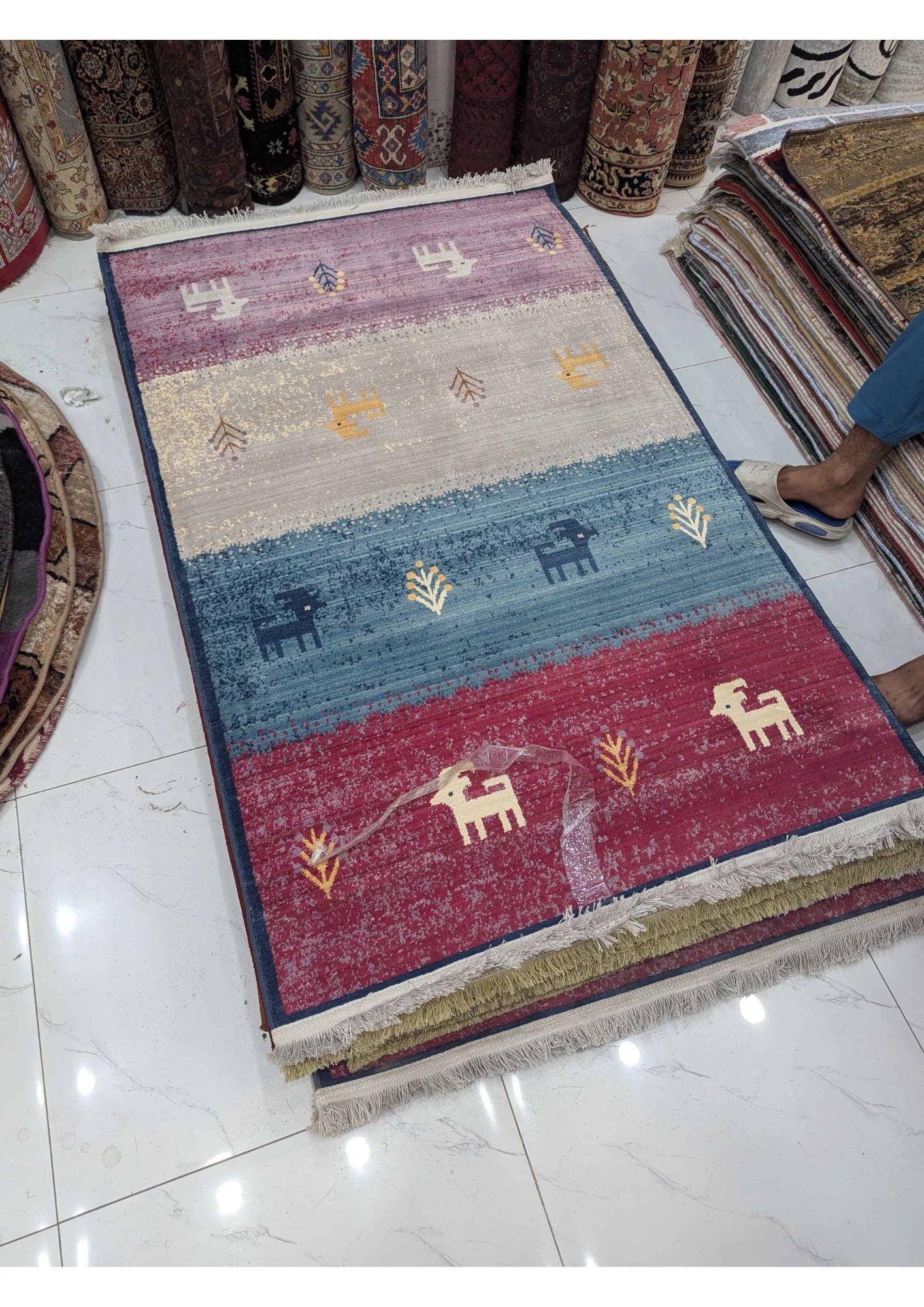 3x5 Persian Authentic Premium Quality Machine-Made Rug