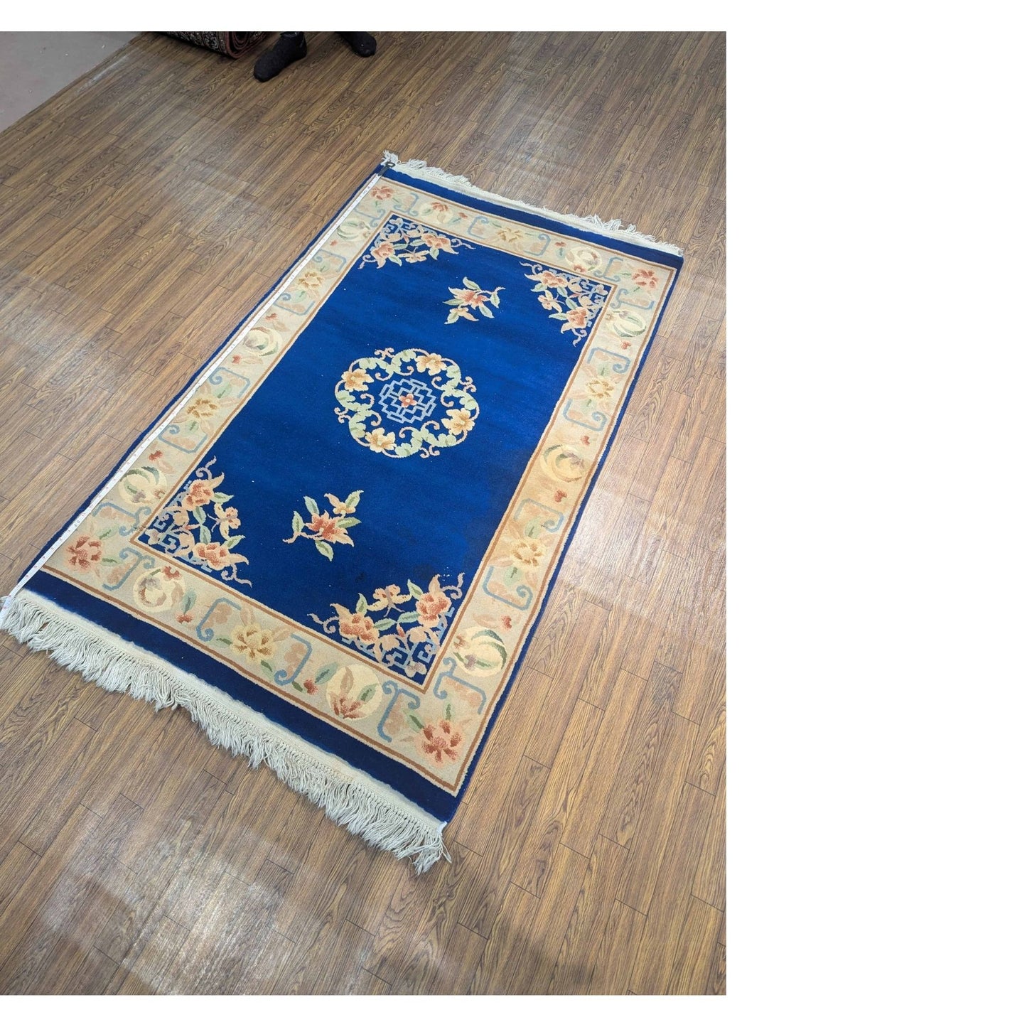 Hand-Knotted Chinese Peking Rug (2.5x5.5)
