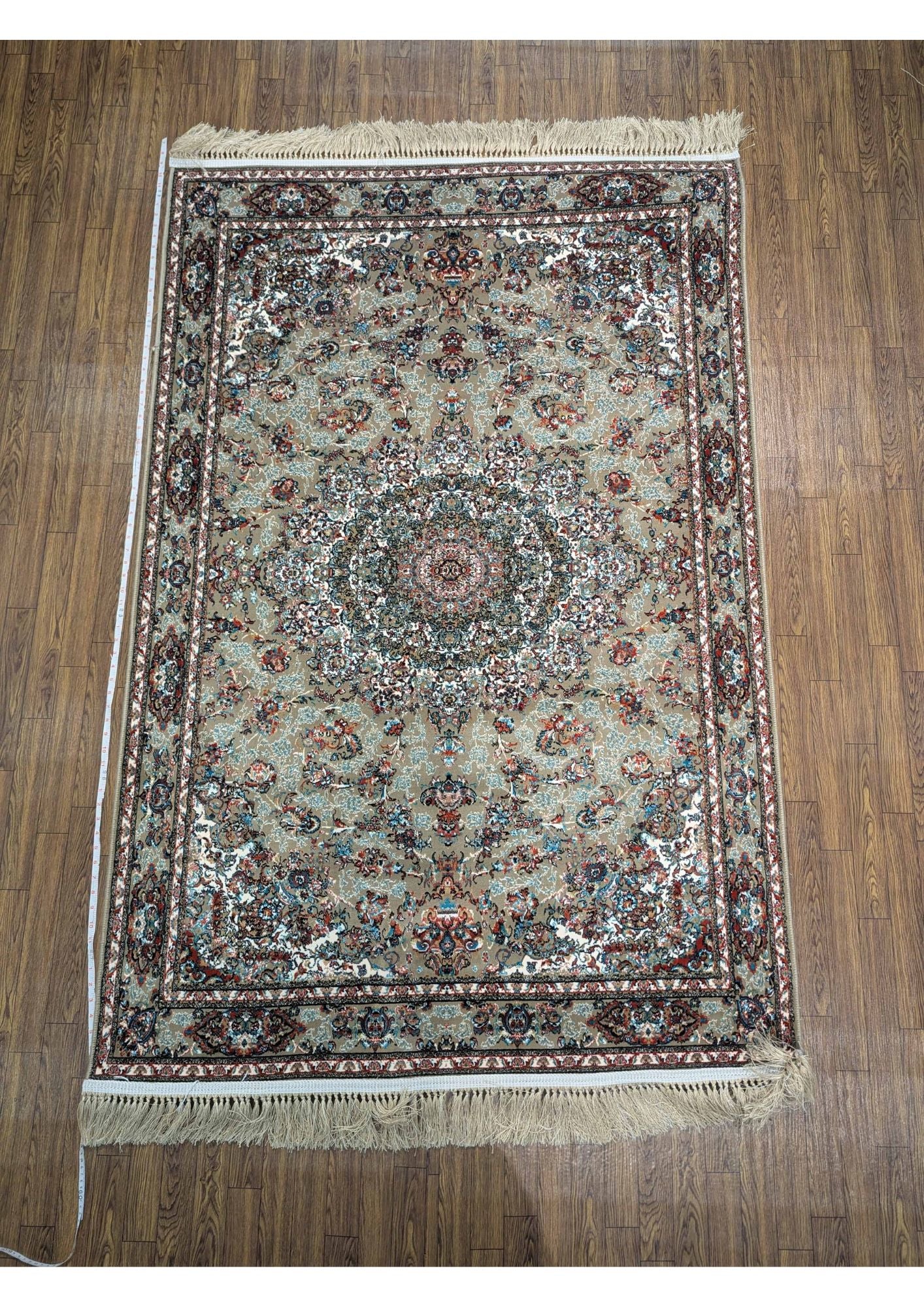 4x6ft Persian Authentic Premium Quality Golden Brown Rug