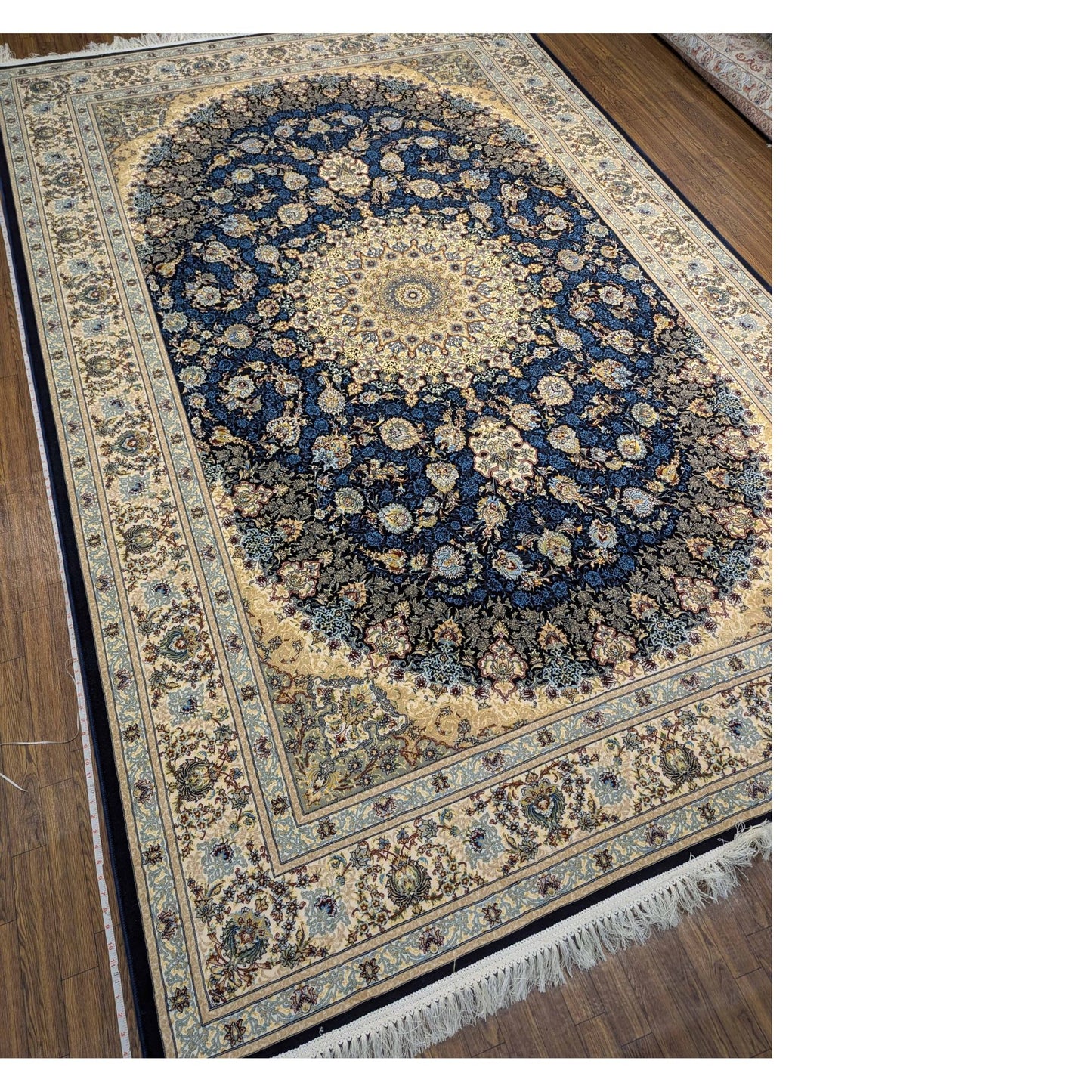 Persian Premium Quality Authentic 1200Rug Blue, Beige, and Cream
