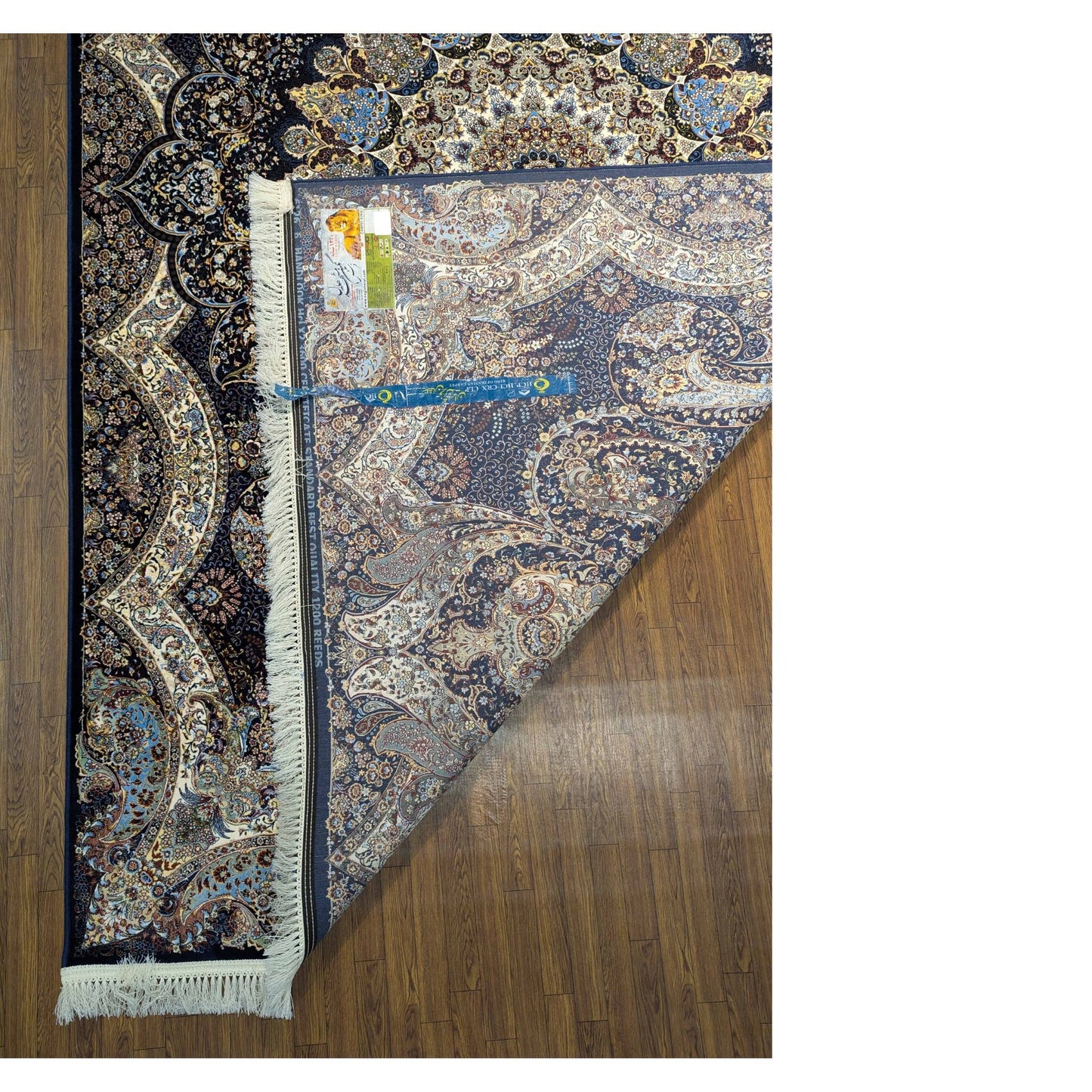 Persian Premium Quality Authentic 1200Rug Blue, Beige, and Cream