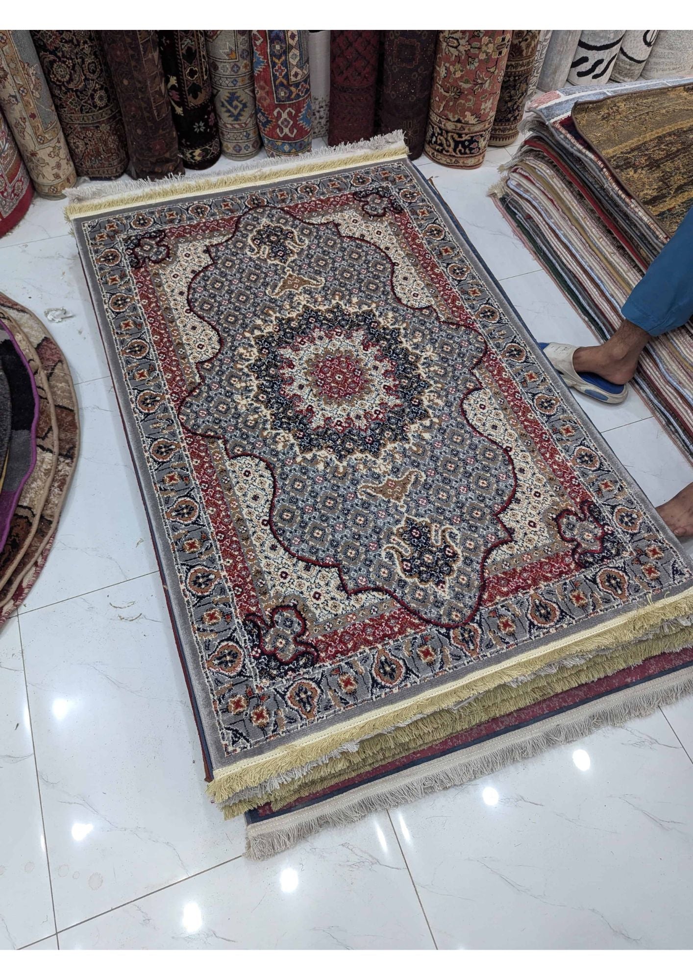 3x5 Persian Authentic Premium Quality Machine-Made Rug