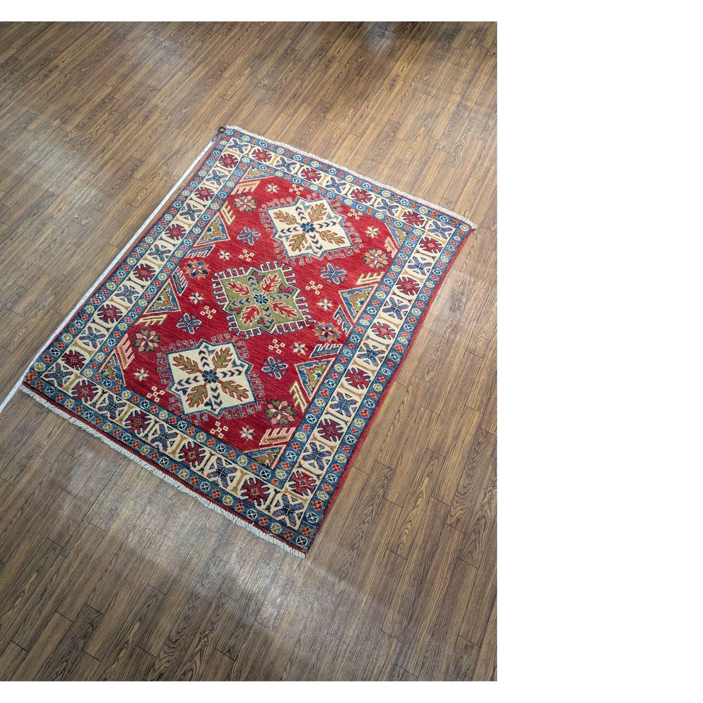 Caucasian Kazak Tribal Wool Rug – 2'2" x 4' (New)
