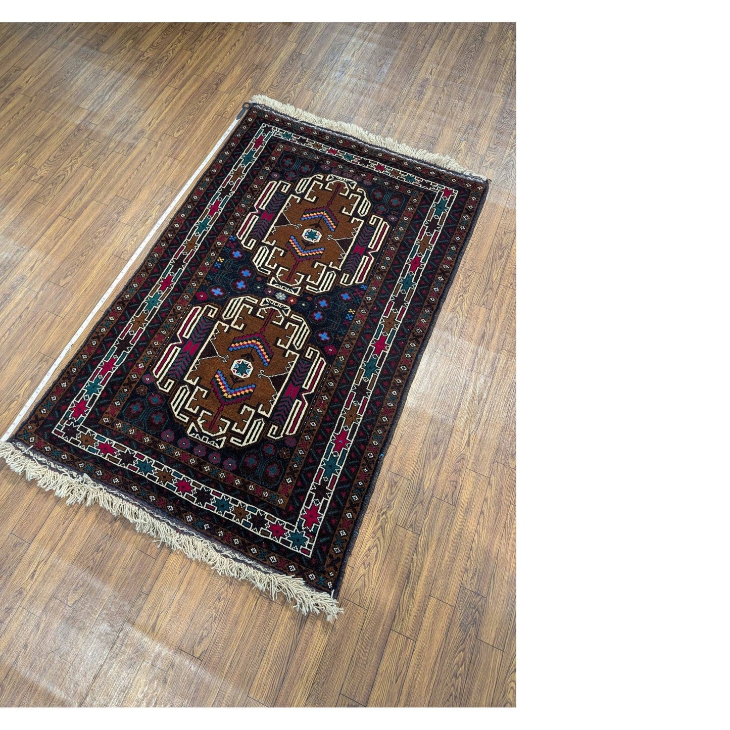 Afghan Tribal Rug – 2.5' x 4.5'"