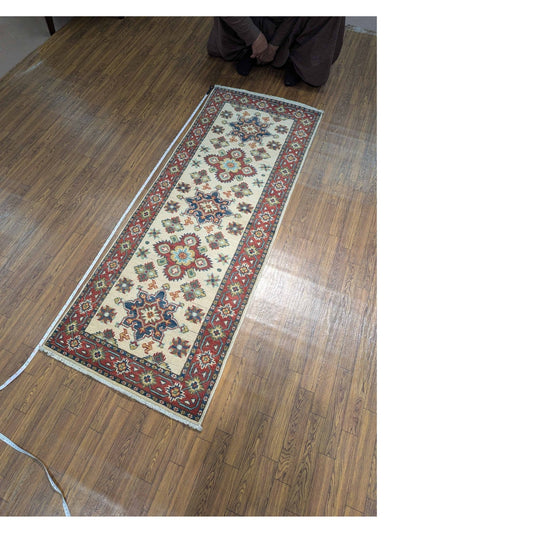 Hand-Knotted Wool Runner Rug – 2'4" x 5'9"
